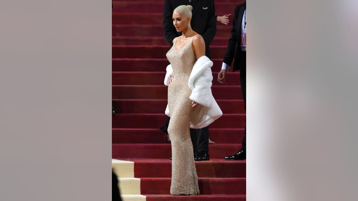 Kim Kardashian attends the Met Gala