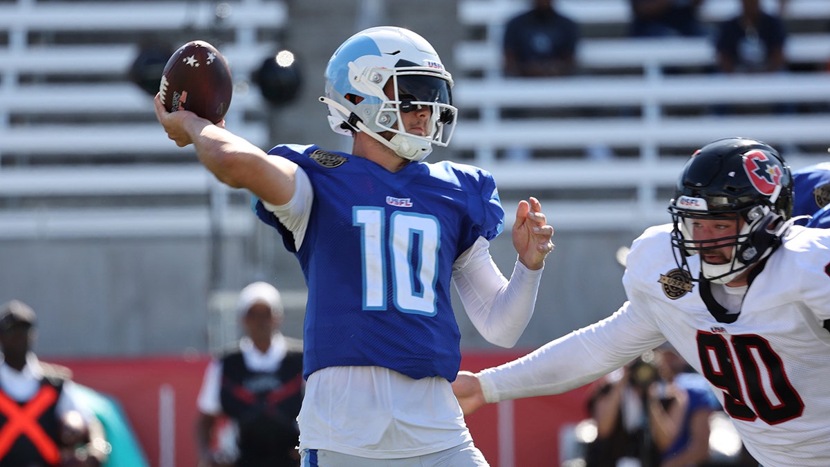 New Orleans Breakers quarterback Kyle Sloter