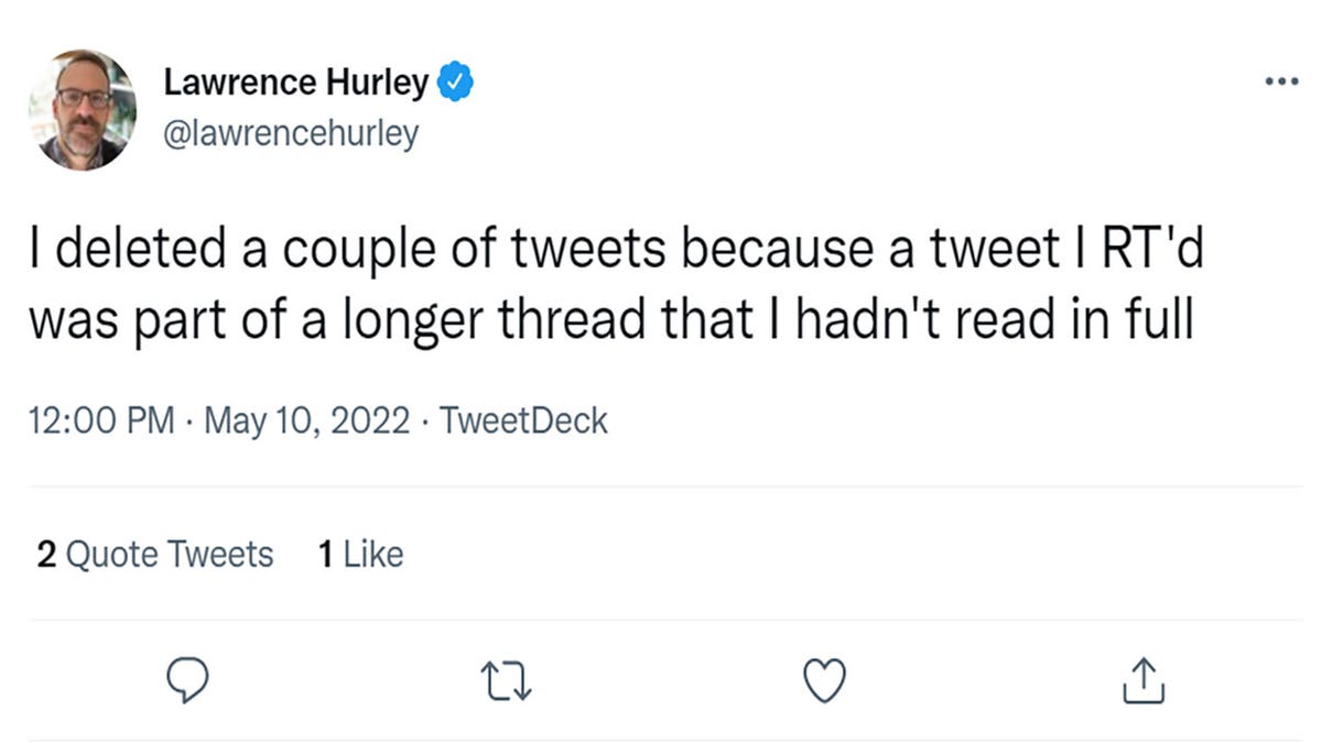 Lawrence Hurley tweeted 