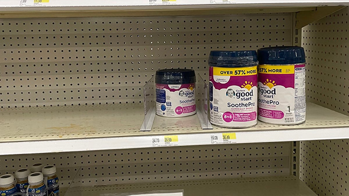 Unused hot sale baby formula