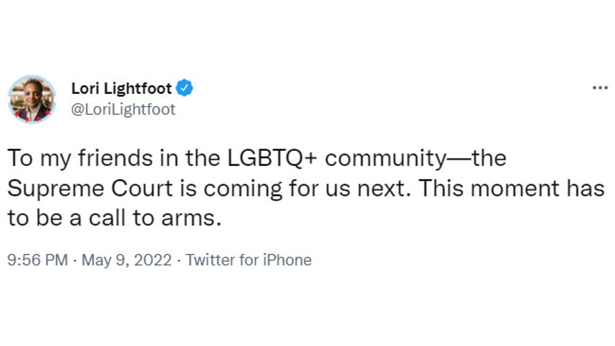 Lori Lightfoot Tweet