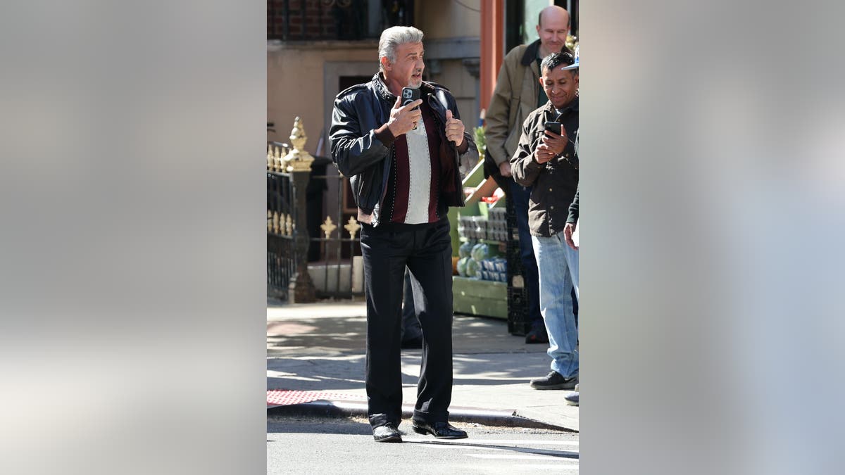 Sylvester Stallone in Brooklyn