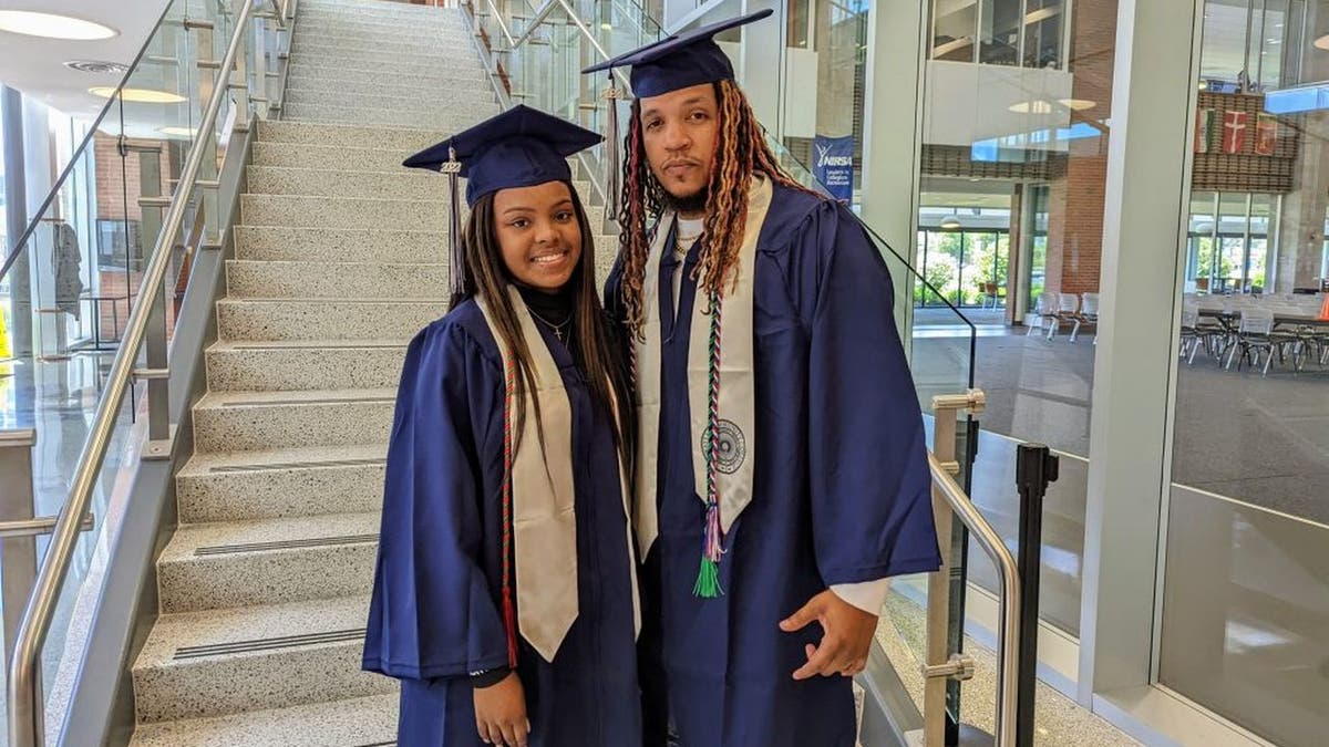 Marvin Fletcher and SaNayah Hill Graduate from Tidewater Community College