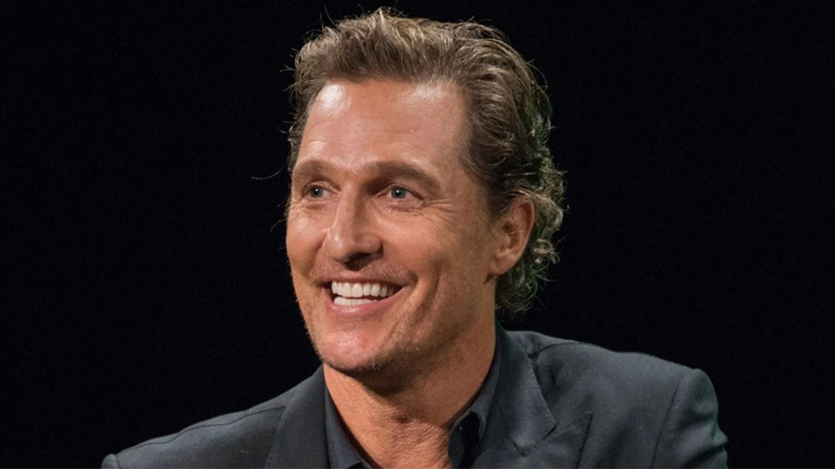 Matthew McConaughey smiling