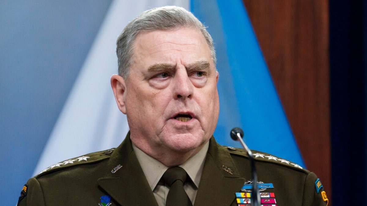 Gen. Mark Milley during a virtual conference