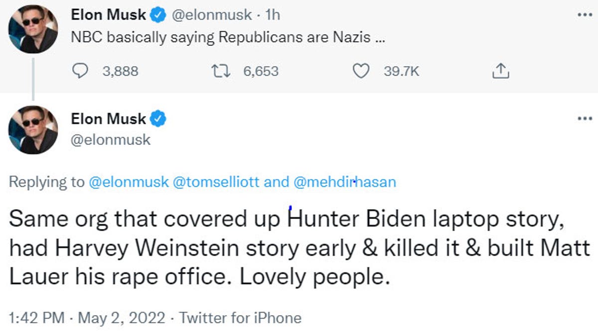 Elon Musk Tweets