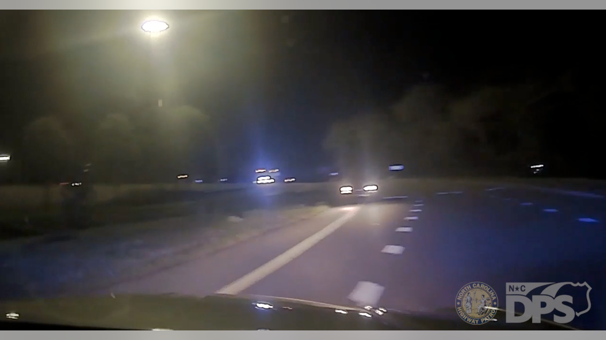 A North Carolina State Highway Patrol trooper stopped a suspected drunk driver from getting on an interstate going the wrong way by blocking him with his own car.