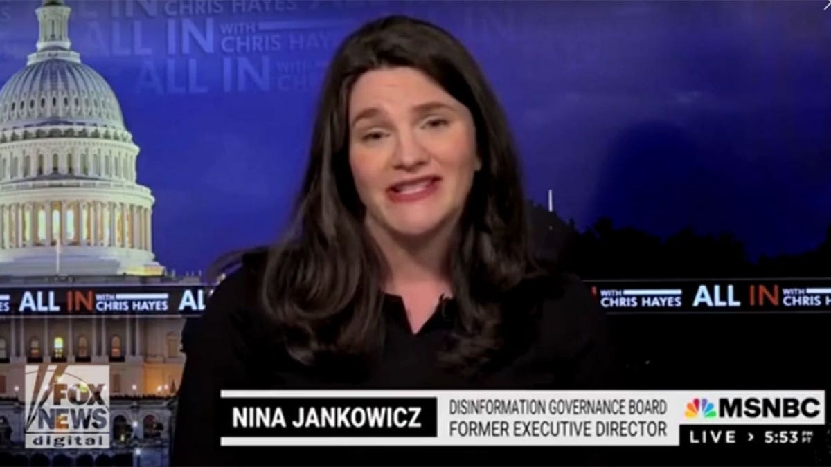 Nina Jankowicz, former executive director of the disinformation governance board