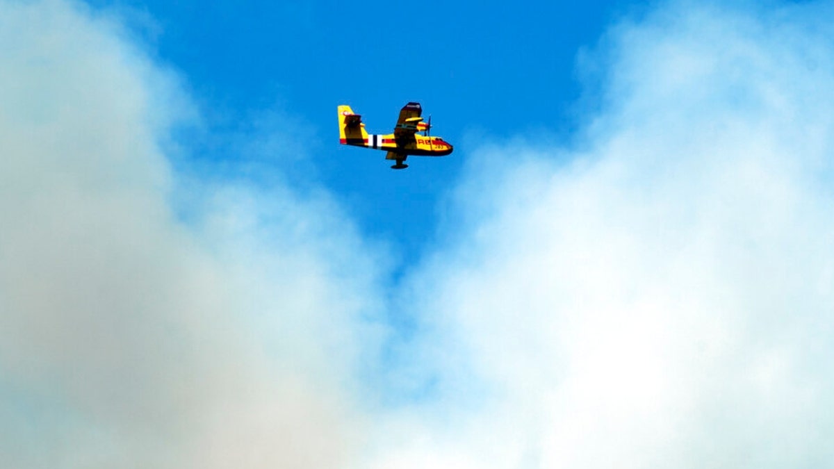 Firefighting plane in New Mexico