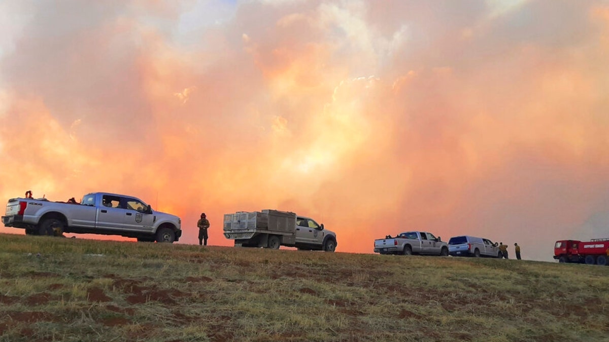 New Mexico wildfire smoke