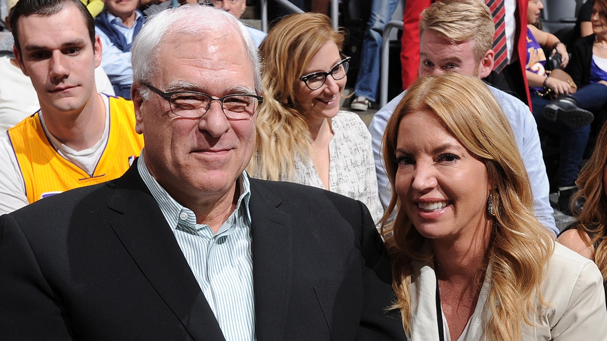 Phil Jackson Jeanie Buss LeBron James trade