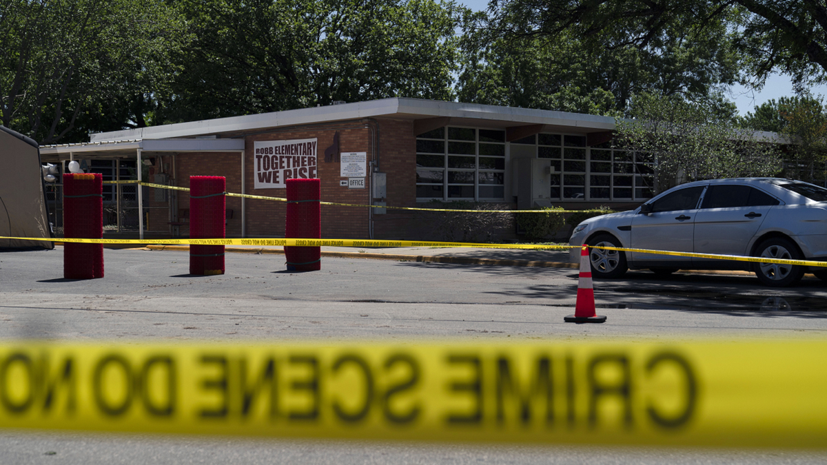 Robb Elementary, site of Texas school shooting