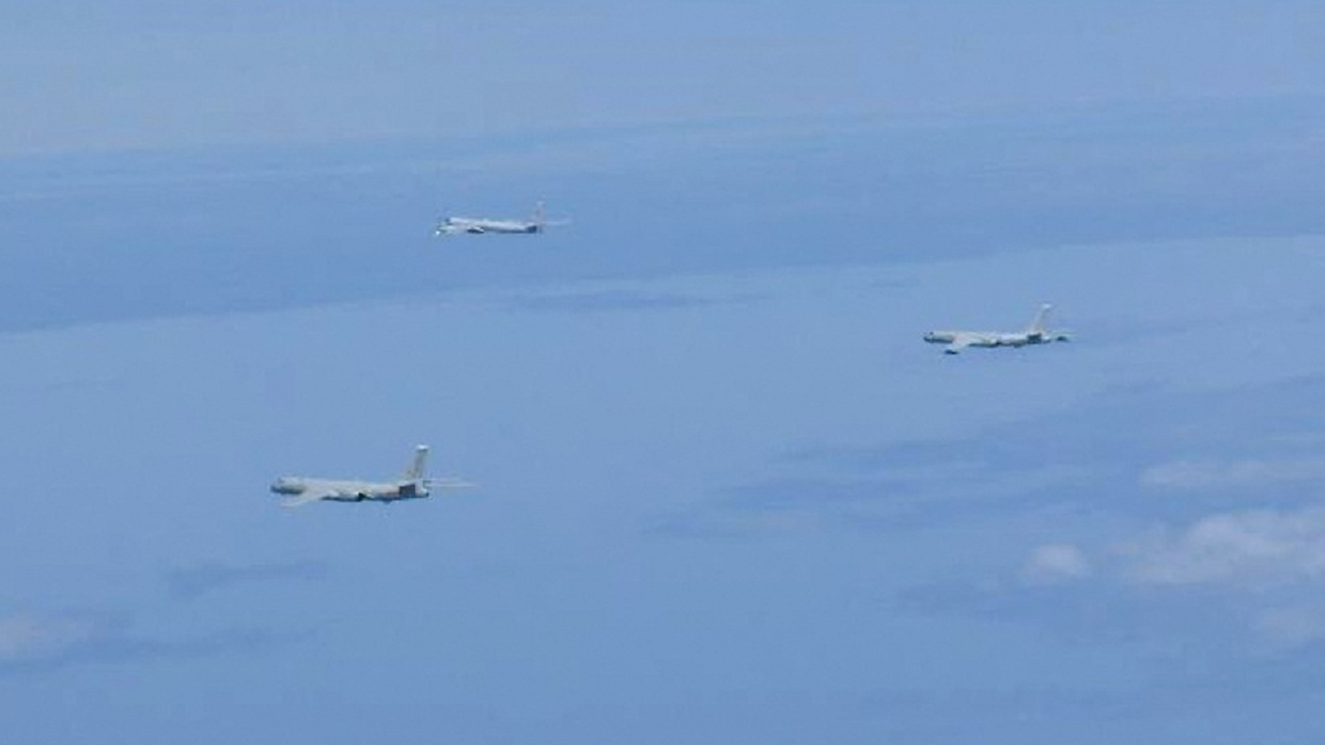 Russia nuclear-capable bombers fly with Chinese aircraft over East China Sea