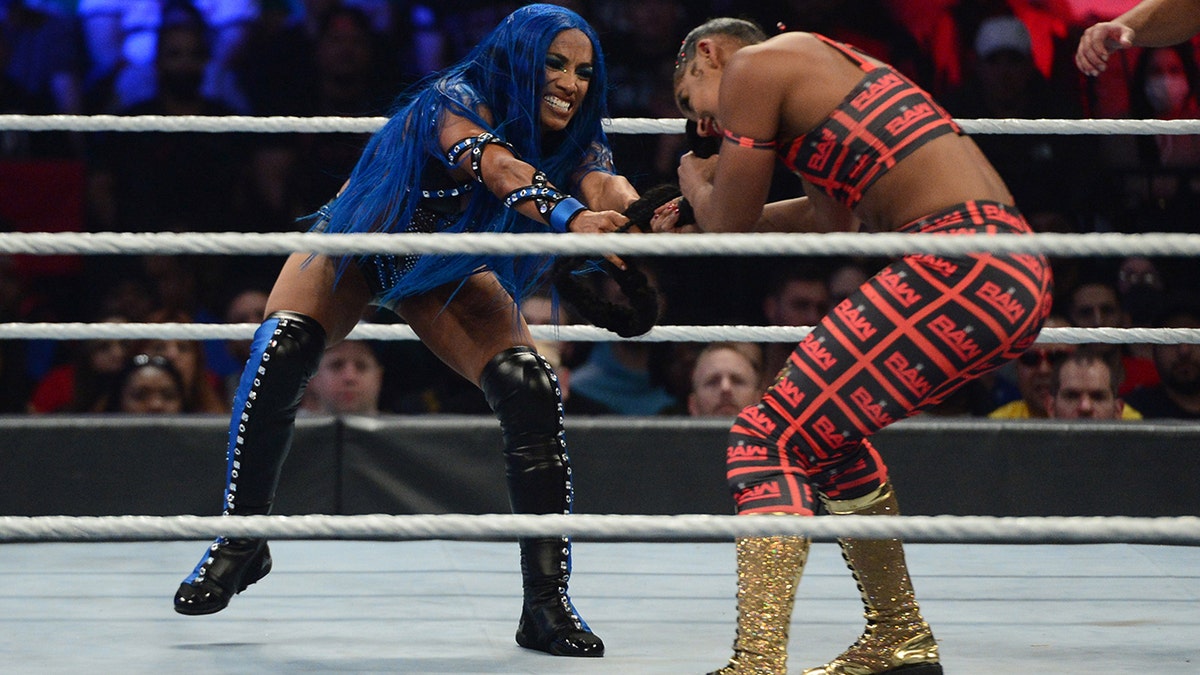 Sasha Banks at WrestleMania
