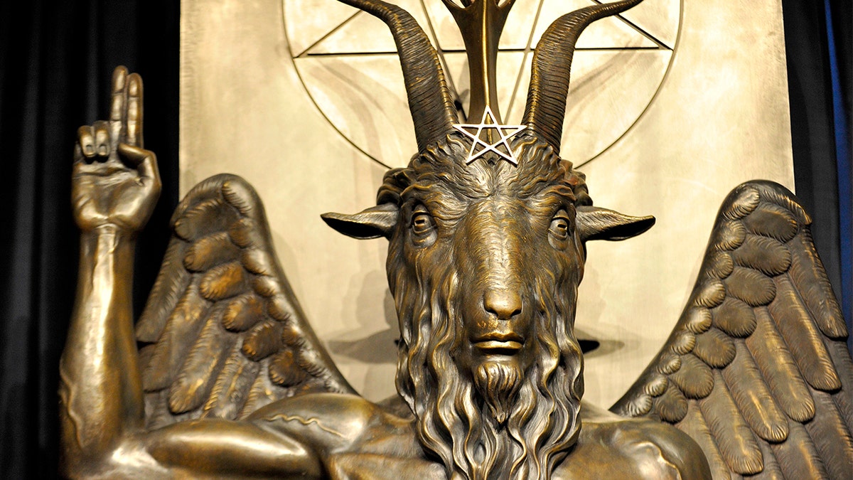 Baphomet statue