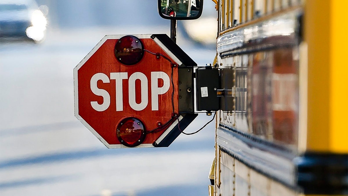 Pennsylvania school bus stop