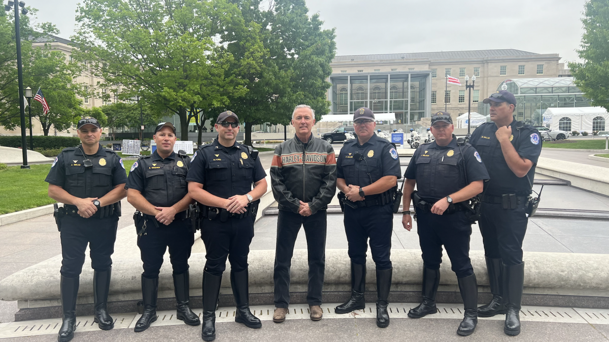 Rep. Katko participated in the Back the Blue Bike Tour and visited the National Law Enforcement Officers Memorial