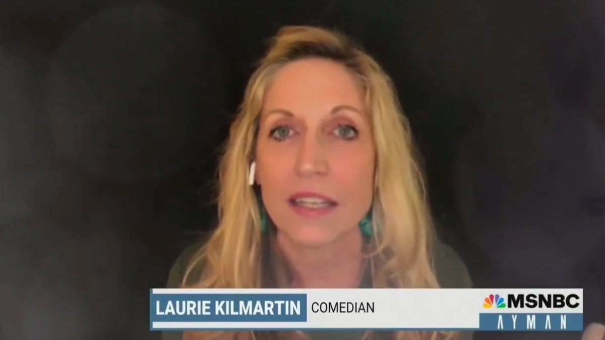 Comedian Laurie Kilmartin suggested every Democratic member of Congress over the age of 87 should go on a hunger strike for abortion rights. 