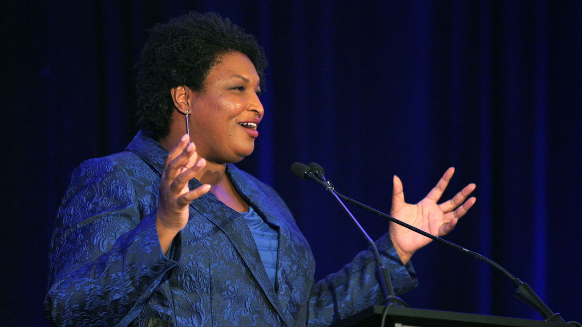 Stacey Abrams speaks