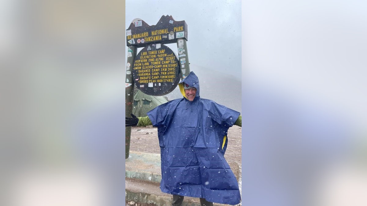 Steve Wilson on Mt Kilimanjaro