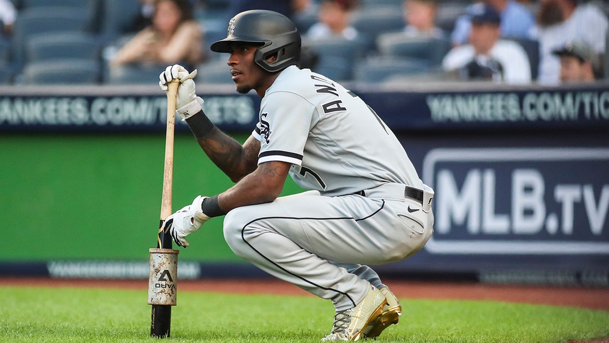 White Sox's Tim Anderson waits