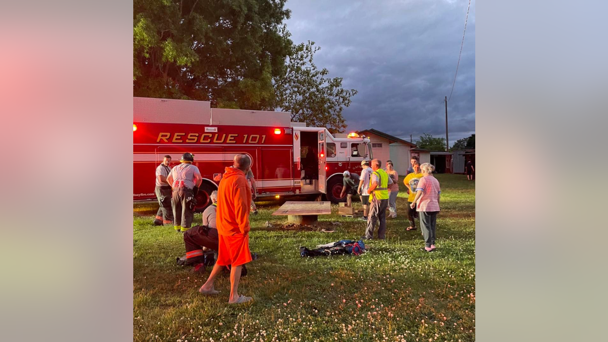 A 14-year-old in South Carolina was rescued by firefighters after being trapped 40-feet into a well.