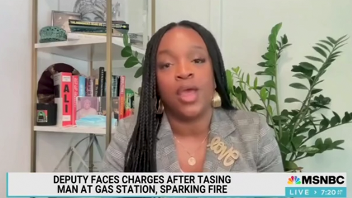 Activist Brittany Packnett Cunningham speaking about Texas school shooting