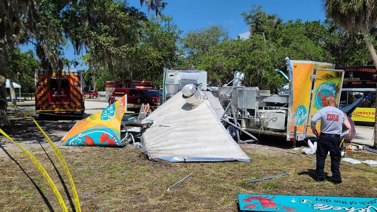 Vero Beach Seafood Festival food truck explosion