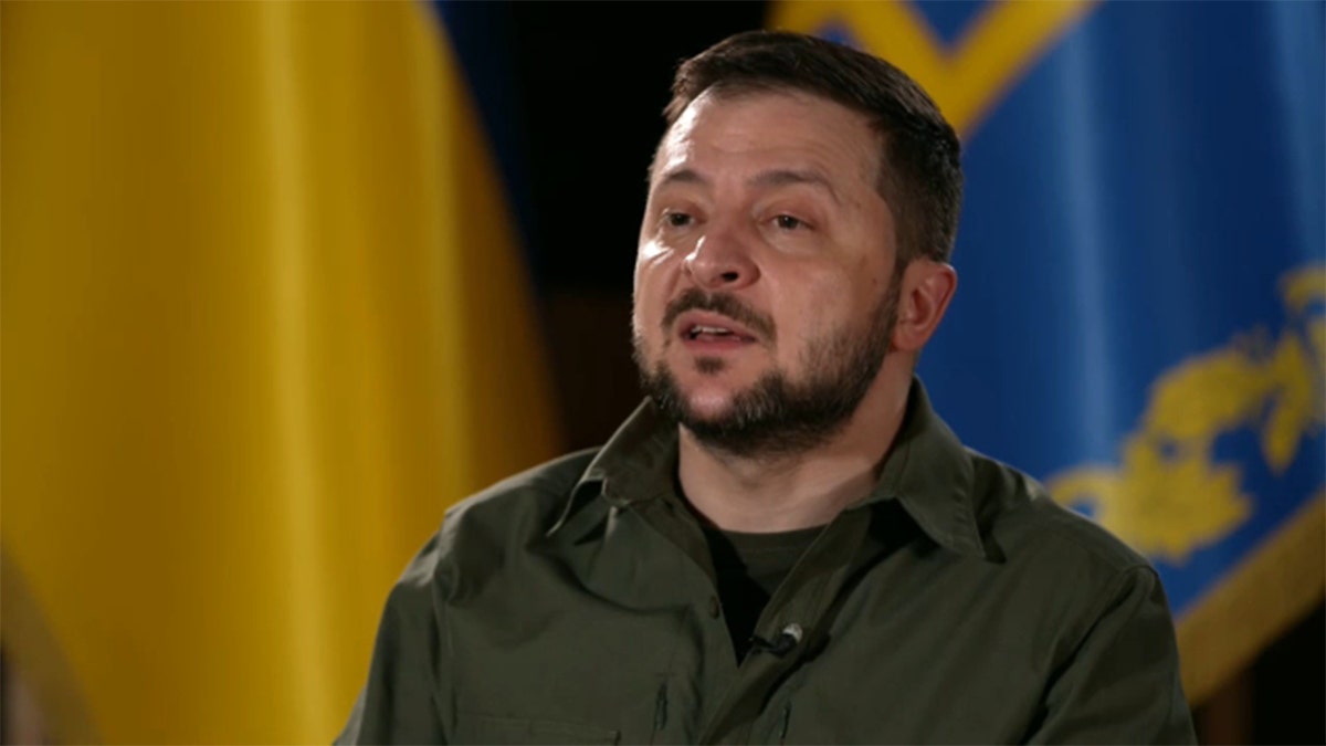 Ukrainian President Volodymyr Zelenskyy sat down with Fox News' Griff Jenkins for an interview Wednesday, May 4, 2022.
