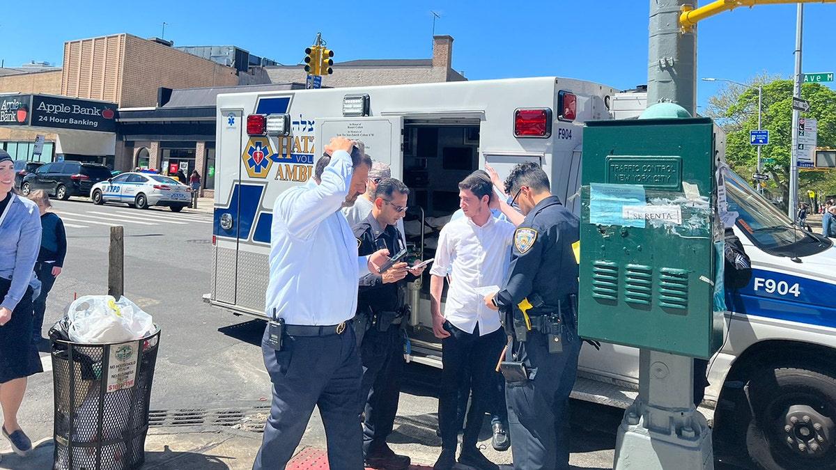 A Jewish man was allegedly hit in the face while walking down a street in Brooklyn, New York Tuesday afternoon because he wouldn’t say "Free Palestine."