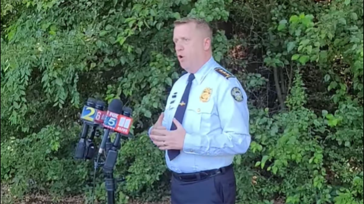 Atlanta police Assistant Chief Darin Schierbaum speaks to reporters