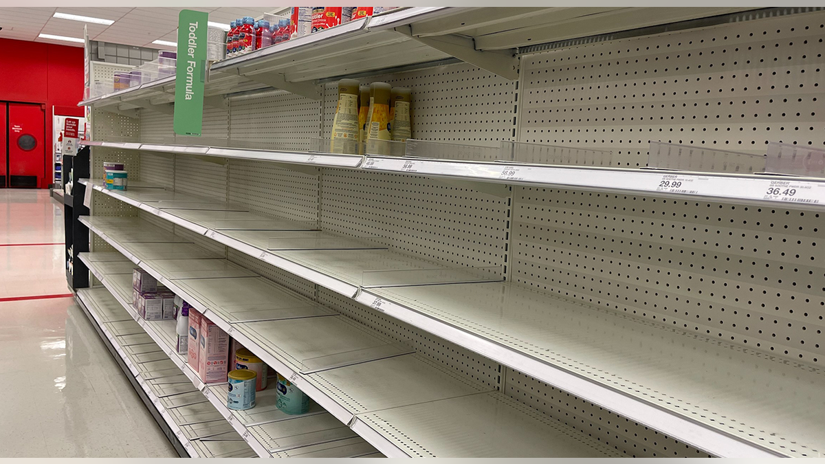 baby formula empty shelves