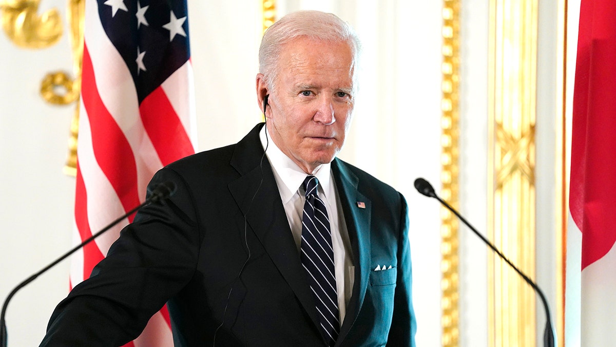 Joe Biden speaks at news conference with Japan's prime minister