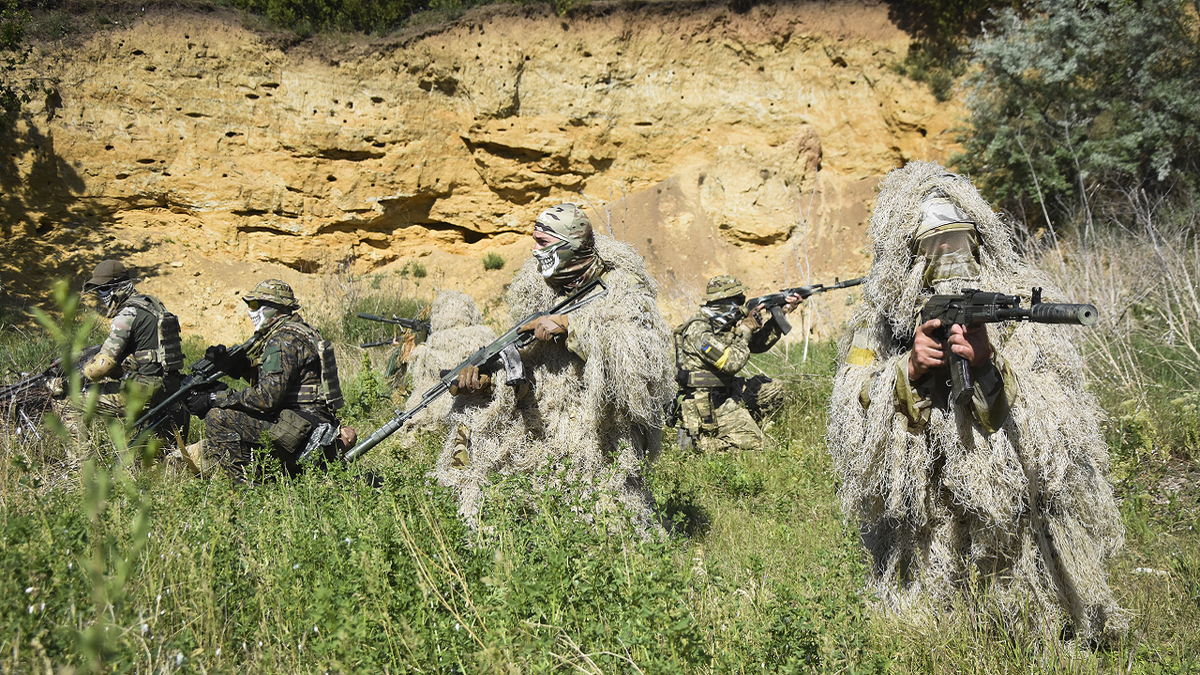 Ukraine military training in Odesa