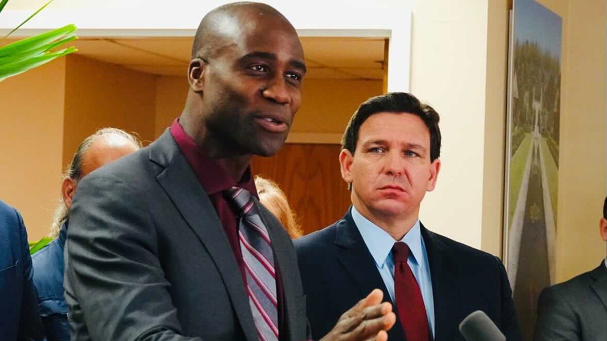 Joseph Ladapo and Ron DeSantis