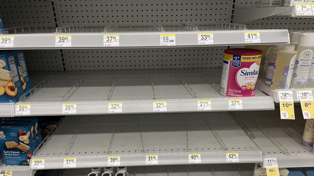 baby formula shortage nationwide