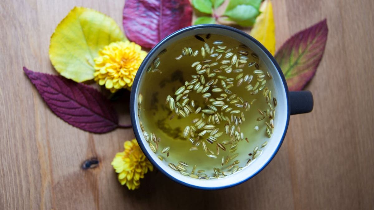 Cup of fennel tea