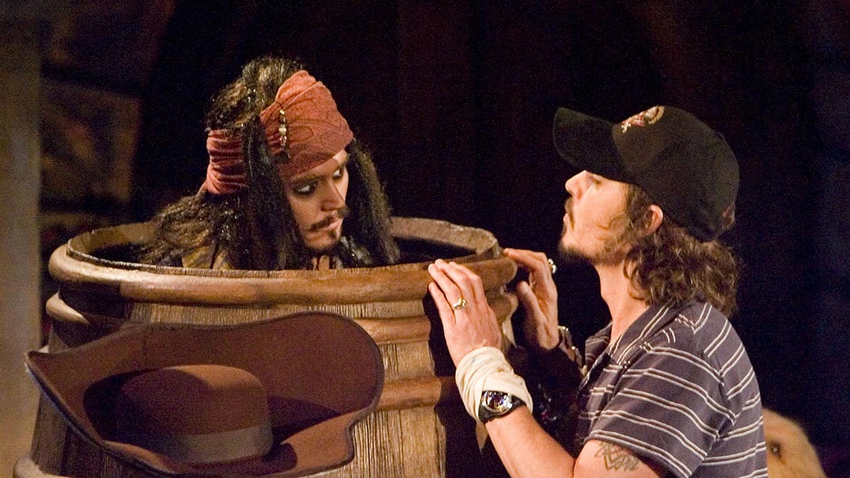 Johnny Depp sees Jack Sparrow at Disneyland
