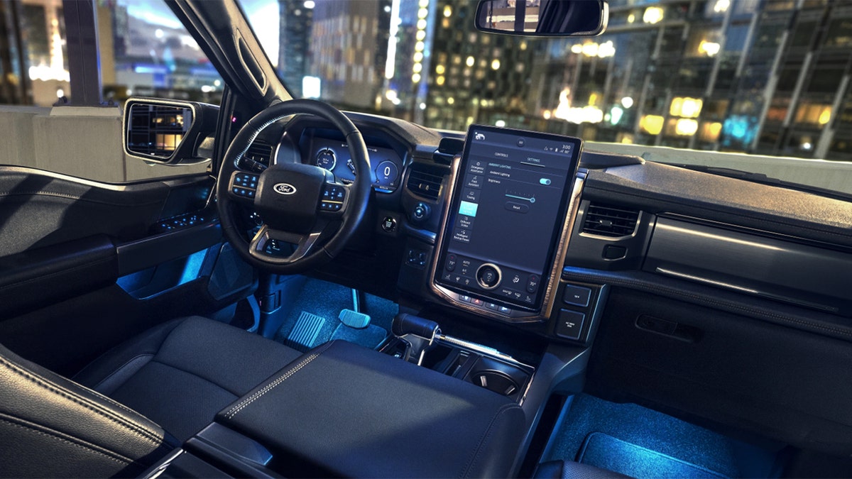 F-150 Lightning Lariat and Platinum trims get a 15.5 inch digital display.