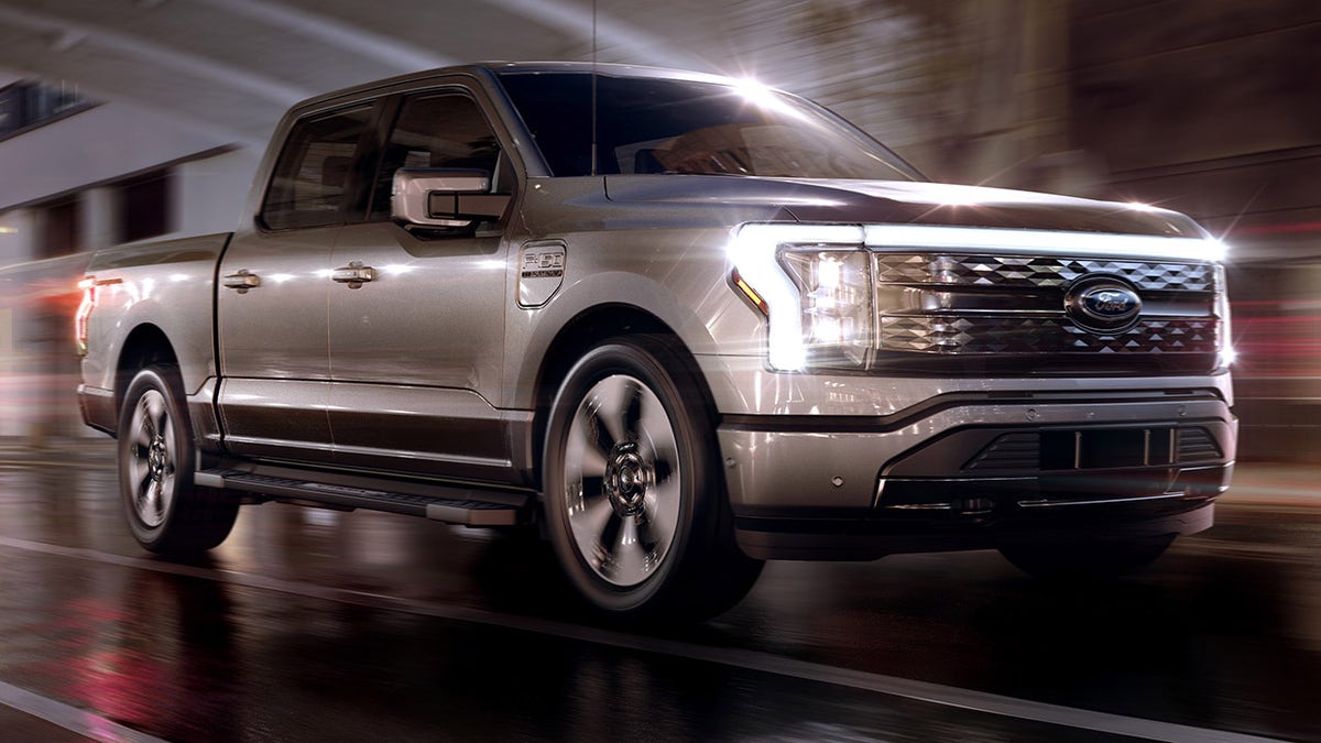 2022 Ford F-150 Lightning is an electric pickup that can power