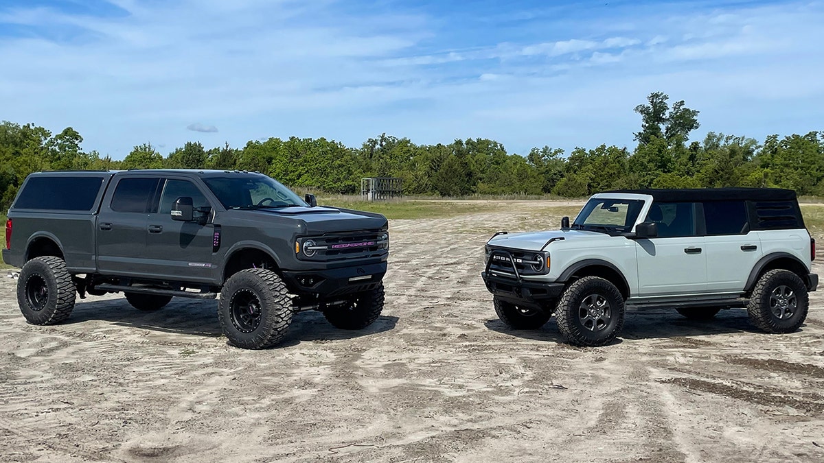 The MegaBronc SUV and Ford Bronco