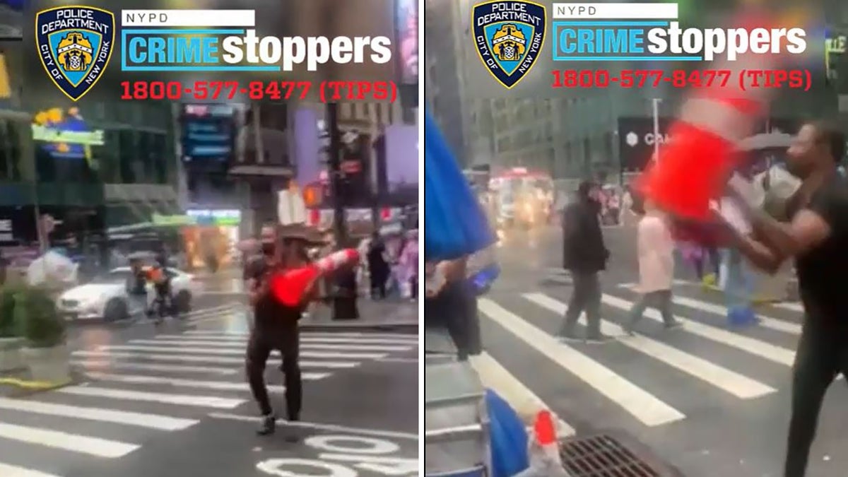 New York City food vendor attacked in Times Square