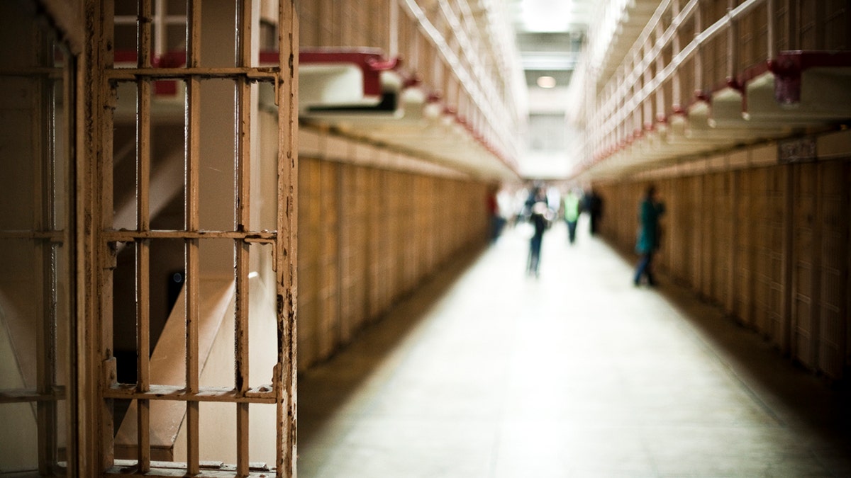 Corridors of a prison
