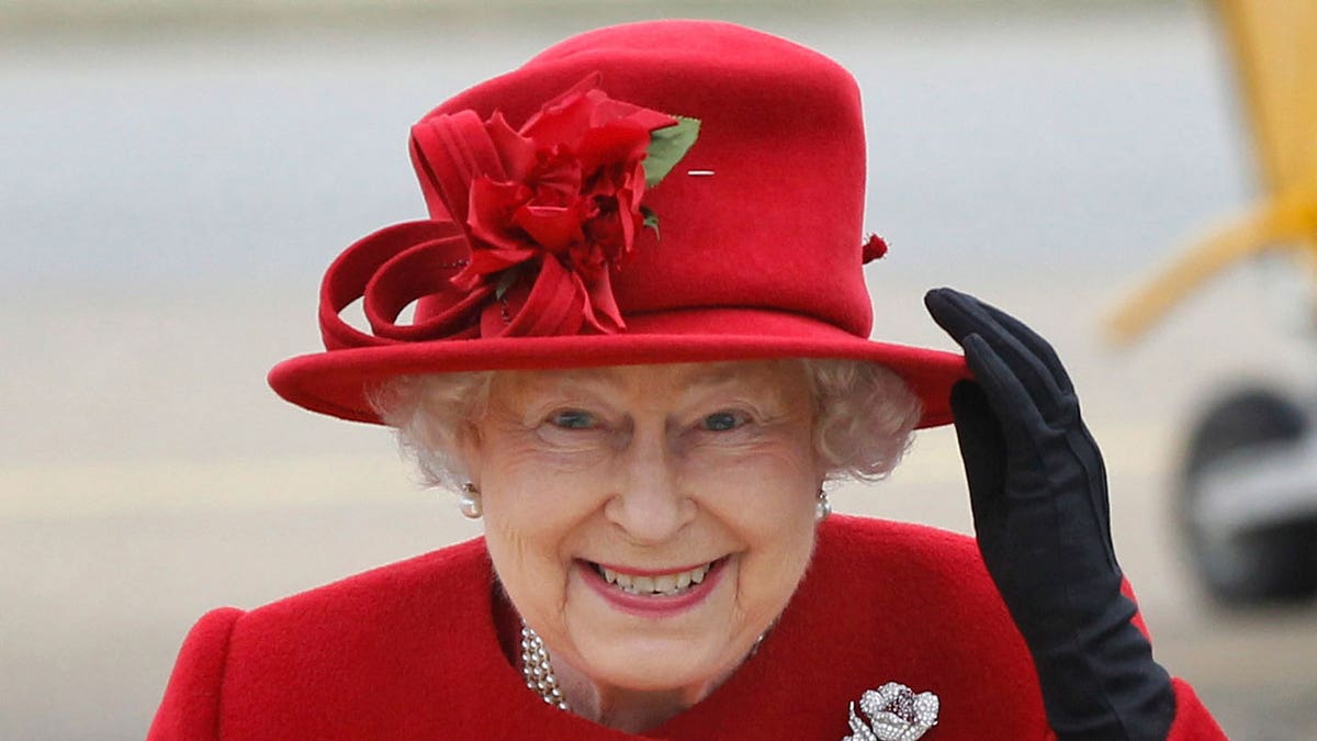 Queen Elizabeth in Wales