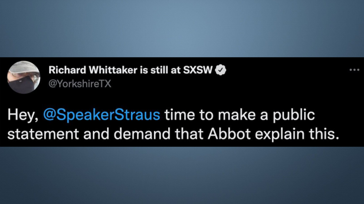 Richard Whittaker duped by viral Twitter thread on Greg Abbott
