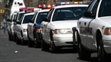Cars of police officers
