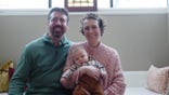 Jenna Stocker, her husband and her baby Joey