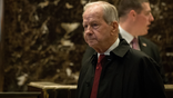 Robert 'Bud' McFarlane, National Security Advisor to President Ronald Reagan, walks through the lobby at Trump Tower, December 5, 2016 in New York City. President-elect Donald Trump and his transition team are in the process of filling cabinet and other high level positions for the new administration