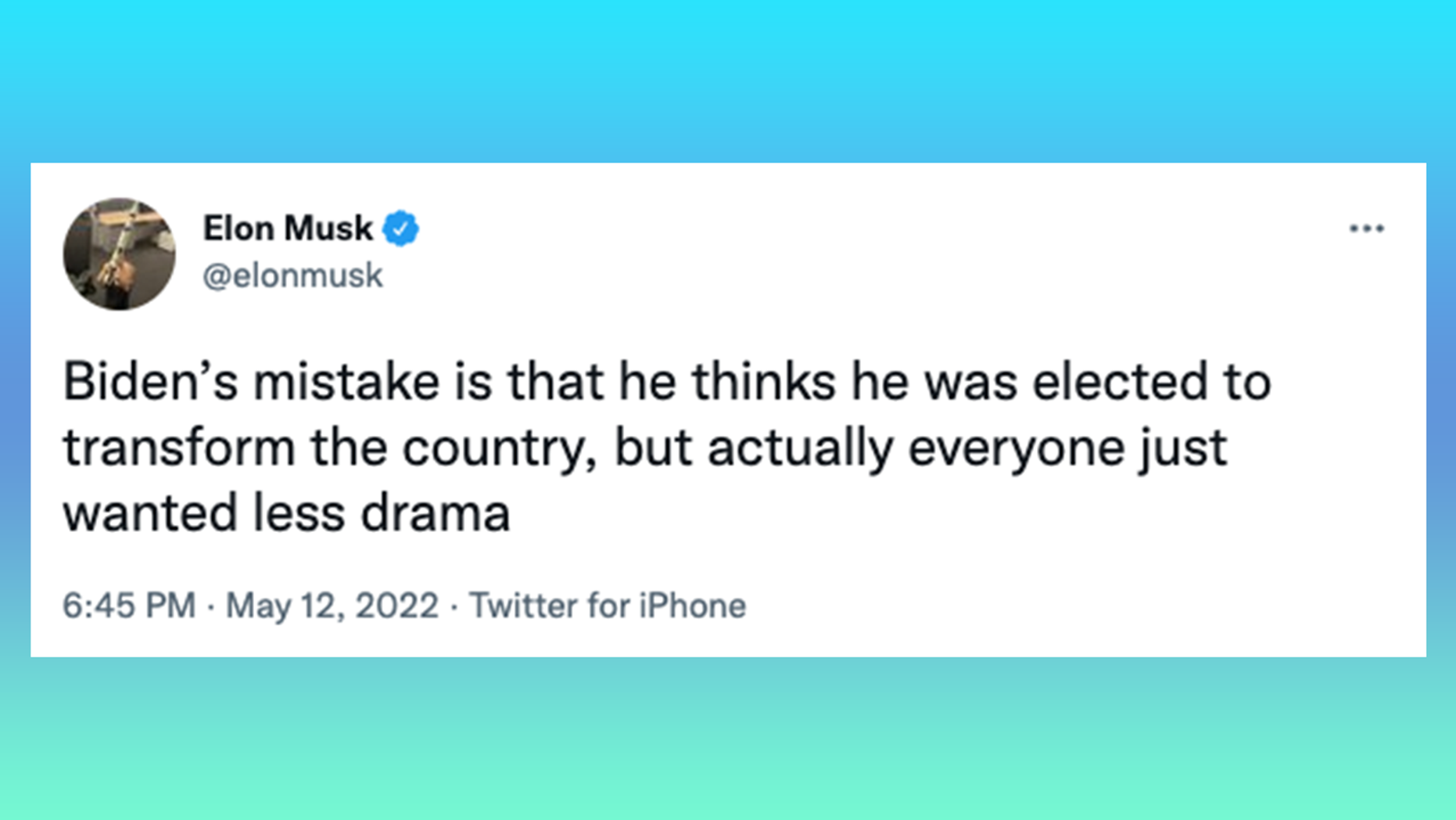 Elon Musk triggers liberals with tweet on ‘Biden’s mistake’: ‘Proof being rich doesn’t make you smart’