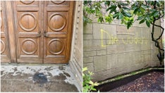Police offering reward after synagogue vandalized in Portland